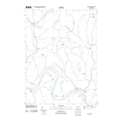 2010 Map of Laceyville, 2010 Print