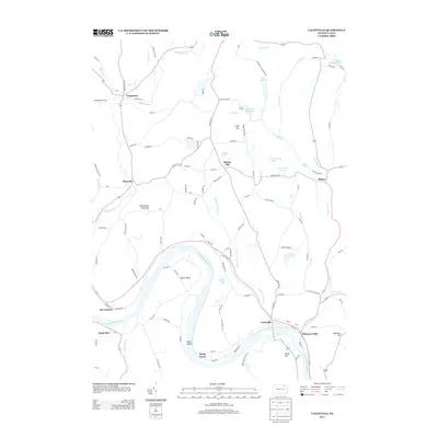 2013 Map of Laceyville, 2013 Print