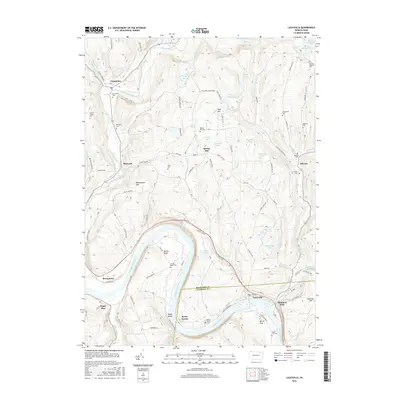 2016 Map of Laceyville, 2016 Print