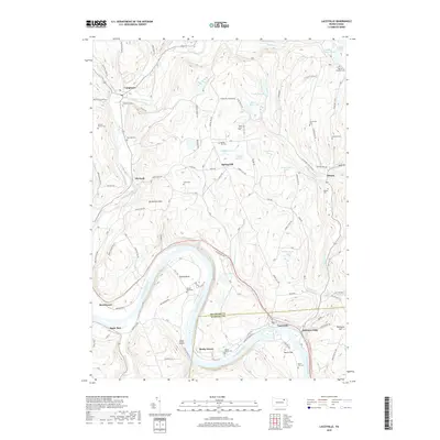 2019 Map of Laceyville, 2019 Print