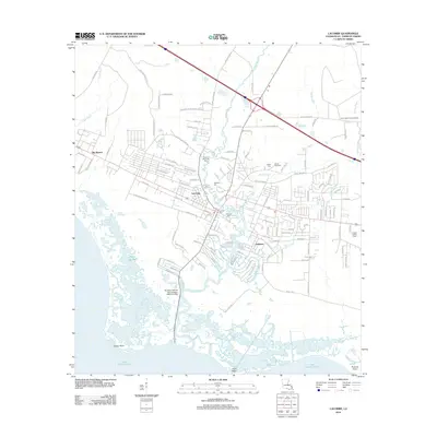 2012 Map of Lacombe, 2012 Print