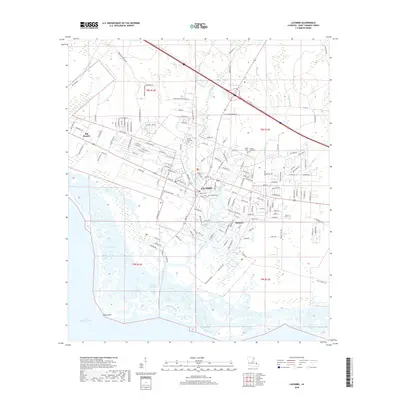2018 Map of Lacombe, 2018 Print