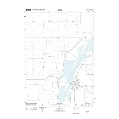 2012 Map of Lacon, 2012 Print