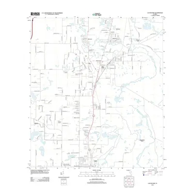2012 Map of Lacoochee, 2012 Print