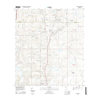 2015 Map of Lacoochee, 2015 Print