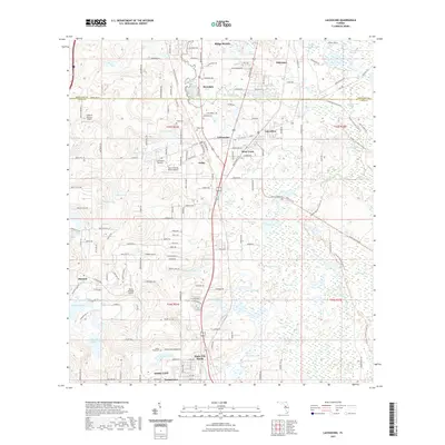 2021 Map of Lacoochee, 2021 Print