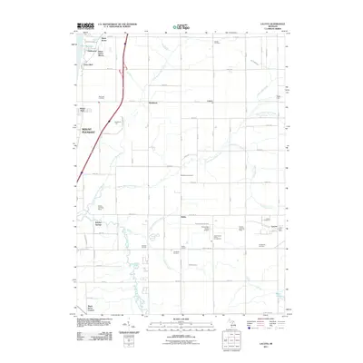 2011 Map of Lacota, 2011 Print