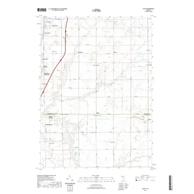 2019 Map of Lacota, 2019 Print
