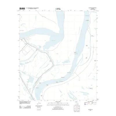 2012 Map of Lacour, 2012 Print