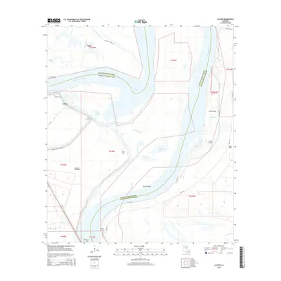 2015 Map of Lacour, 2015 Print