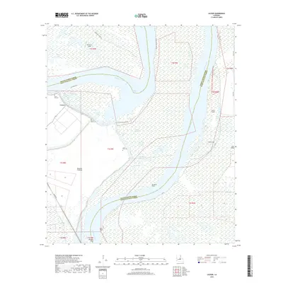 2018 Map of Lacour, 2018 Print