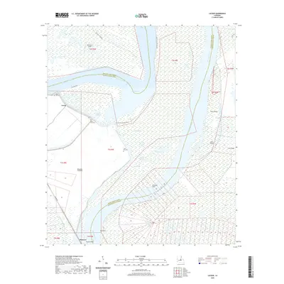 2020 Map of Lacour, 2020 Print