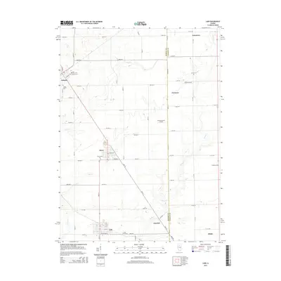 2015 Map of Ladd, 2015 Print