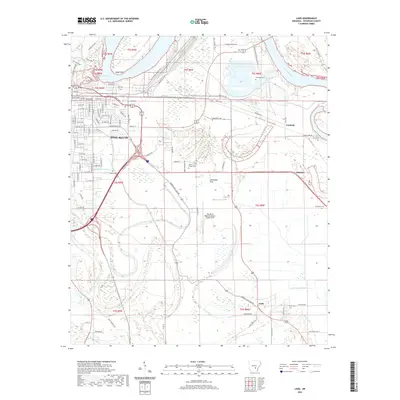 2020 Map of Ladd, 2020 Print
