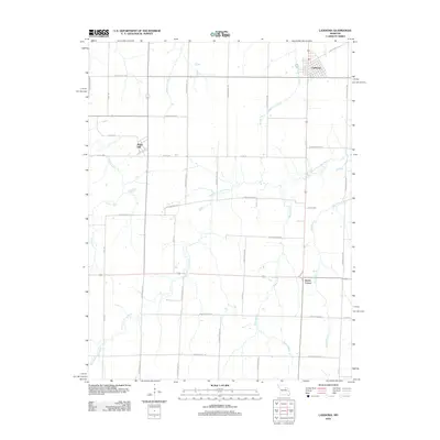 2012 Map of Laddonia, 2012 Print