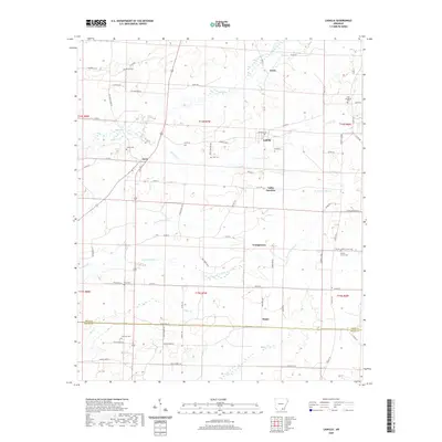 2020 Map of Ladelle, 2020 Print