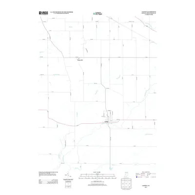 2013 Map of Ladoga, 2013 Print