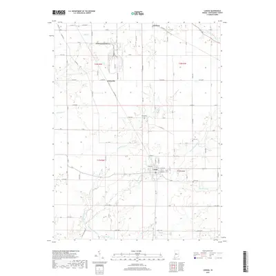 2019 Map of Ladoga, 2019 Print