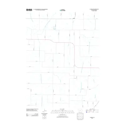 2013 Map of Ladoga, 2013 Print