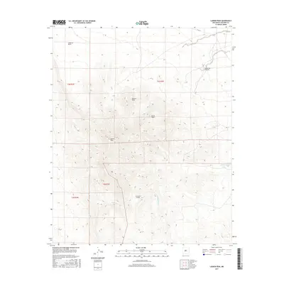 2017 Map of Ladron Peak, 2017 Print