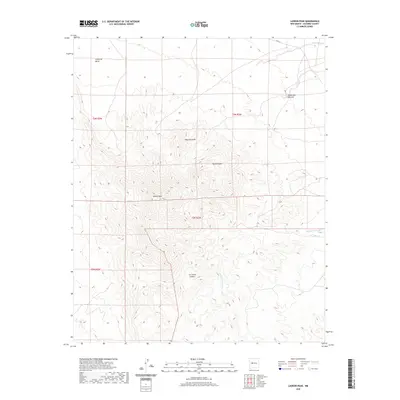 2020 Map of Ladron Peak, 2020 Print