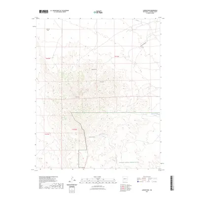 2023 Map of Ladron Peak, 2023 Print