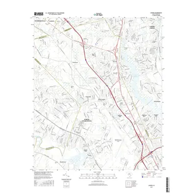 2017 Map of Ladson, 2017 Print
