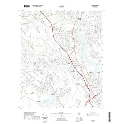 2020 Map of Ladson, 2020 Print