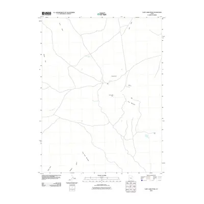 2010 Map of Lady Laird Peak, 2010 Print