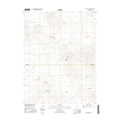 2017 Map of Lady Laird Peak, 2017 Print