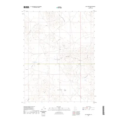 2023 Map of Lady Laird Peak, 2023 Print