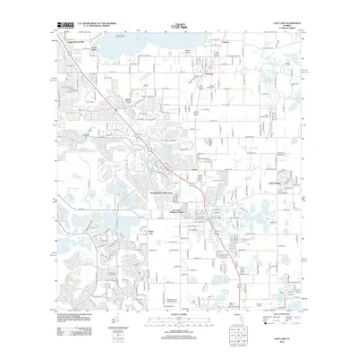 2012 Map of Lady Lake, 2012 Print