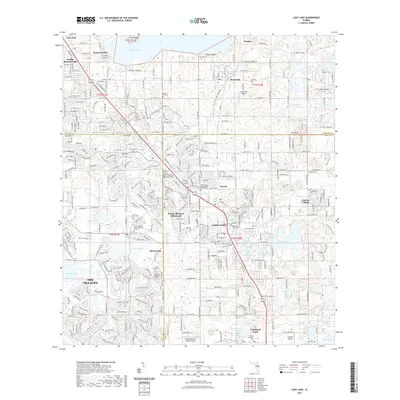 2021 Map of Lady Lake, 2021 Print
