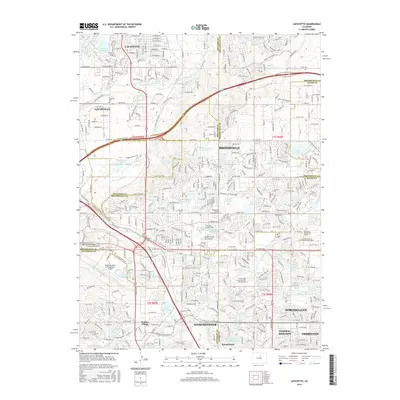 2016 Map of Lafayette, 2016 Print