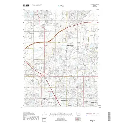2019 Map of Lafayette, 2019 Print
