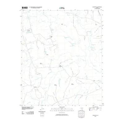 2010 Map of Lafayette, 2010 Print