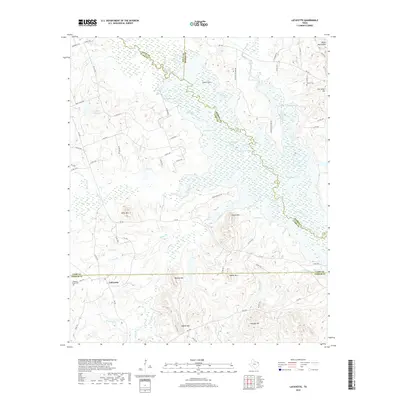 2019 Map of Lafayette, 2019 Print