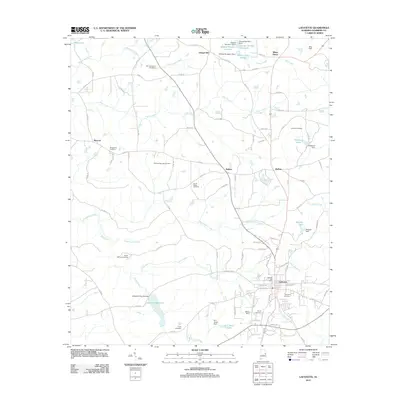 2011 Map of Lafayette, 2011 Print