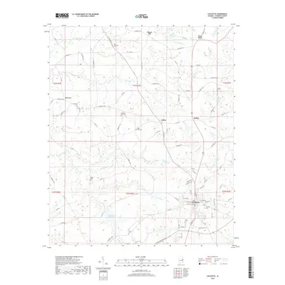 2018 Map of Lafayette, 2018 Print