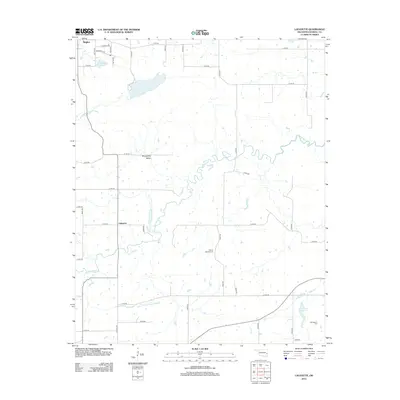 2012 Map of Lafayette, 2012 Print