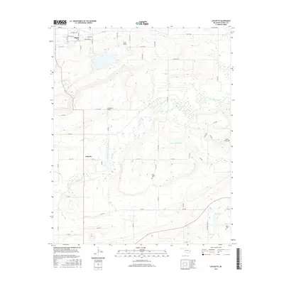 2016 Map of Lafayette, 2016 Print