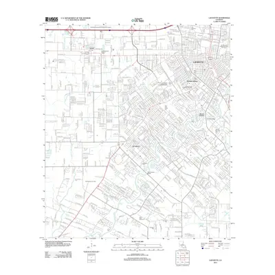 2012 Map of Lafayette, 2012 Print