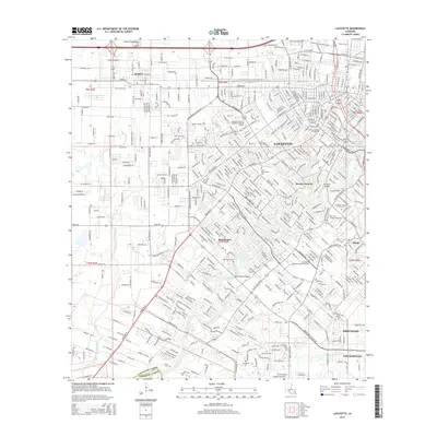 2015 Map of Lafayette, 2015 Print