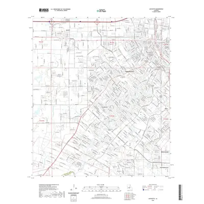 2020 Map of Lafayette, 2020 Print