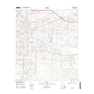 2015 Map of Lafayette, 2015 Print
