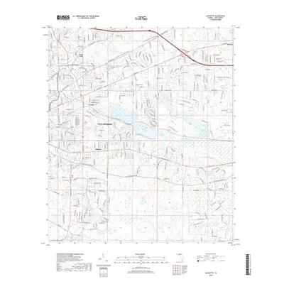 2018 Map of Lafayette, 2018 Print