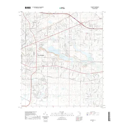 2021 Map of Lafayette, 2021 Print