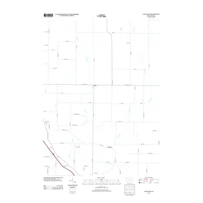 2013 Map of Lafayette, 2013 Print