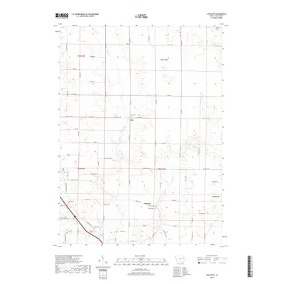 2018 Map of Lafayette, 2018 Print