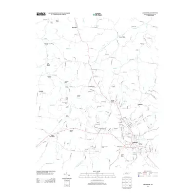 2013 Map of Lafayette, 2013 Print